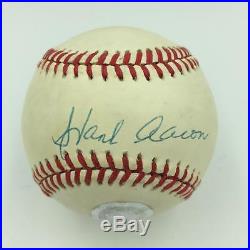 Hank Aaron Signed Autographed Official National League Baseball With JSA COA