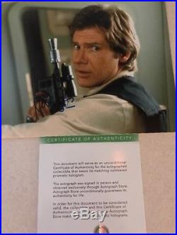 Harrison Ford Star Wars Autographed In Person 8x10 Photo with COA