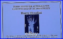 Harry Houdini 8 X 10 X-ray Of His Hand With A Bullet Lodged In It With Coa