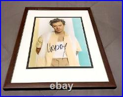 Harry Styles Autographed Photo Framed In 11x14 With COA