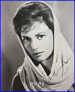 Haya Harareet Famous Ben Hur Actress, Framed Hand Signed Photo (11'X9') With COA