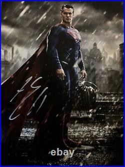 Henry Cavill Signed Superman Photo With Photo Proof And Coa