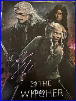Henry Cavill Signed Witcher Photo With Coa