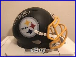 Hines Ward Signed Autographed Pittsburgh Steelers Mini Helmet with Beckett COA