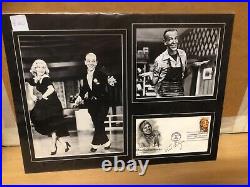 Holywood Legend Fred Astaire Hand Signed Cover And Mounted Photos With Coa