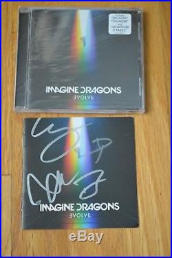 IMAGINE DRAGONS Evolve Autographed CD with COA Entire Band 2017
