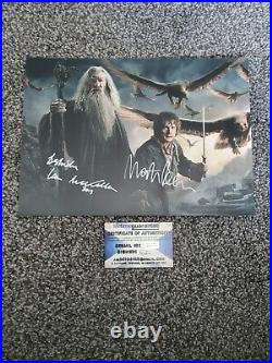 Ian McKellan And Martin Freeman The Hobbit Signed With COA