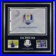 Ian-Poulter-SIGNED-Framed-Ryder-Cup-PIN-FLAG-2018-With-PROOF-AFTAL-COA-FTOMM-01-yx
