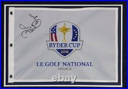 Ian Poulter SIGNED & Framed Ryder Cup PIN FLAG 2018 With PROOF AFTAL COA FTOMM