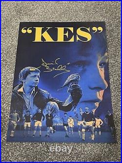 Iconic British Movie KES Signed David Dai Bradley Billy Casper Poster With COA