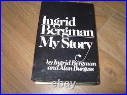 Ingrid Bergman Signed Autobiography With Coa