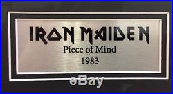 Iron Maiden Fully Signed CD Cover With COA