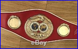 Iron Mike Tyson Signed Full Size Ibf Replica Boxing Championship Belt With Coa