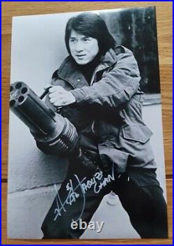 JACKIE CHAN Autograph Signature on 12x8 photo Undedicated COA with Hologram