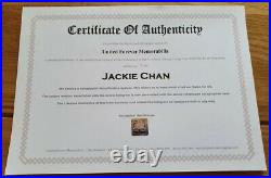 JACKIE CHAN Autograph Signature on 12x8 photo Undedicated COA with Hologram