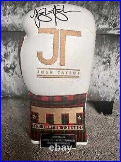 JOSH TAYLOR Signed Boxing Glove with COA