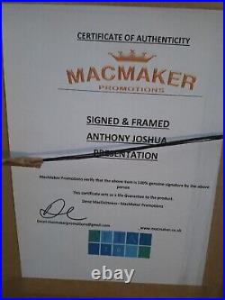 JOSHUA V KLITSCHKO hand signed large Picture Macmaker Promotions with COA