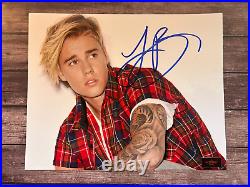 JUSTIN BIEBER Signed 8x10 Authentic Original Autograph with COA Certificate