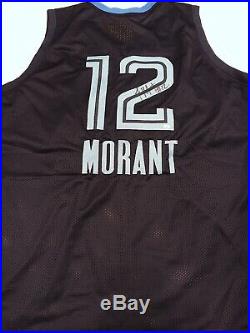 Ja Morant Autographed Signed Jersey with COA Memphis Grizzlies
