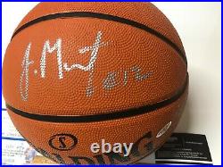 Ja Morant Grizzlies Hand Signed #12 Signed Autographed NBA Basketball With COA