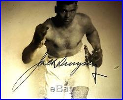 Jack Dempsey Hand Signed 8x5.5 Autographed Photo Framed With Coa Very Rare