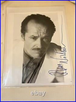 Jack Nicholson Signed 8x10 Headshot Photo With COA