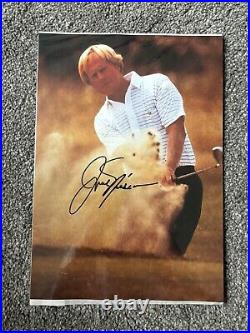 Jack Nicklaus Hand Signed 10x8 Inch Golf Photograph with COA