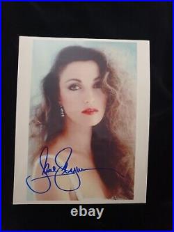 Jane Seymour sexy photo genuine hand signed autograph with COA