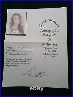 Jane Seymour sexy photo genuine hand signed autograph with COA