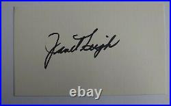 Janet Leigh Psycho Hand Signed with COA Autograph Movie Print Framed New