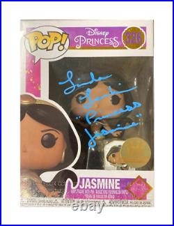 Jasmine Funko Pop #326 Signed by Linda Larkin 100% Authentic with COA