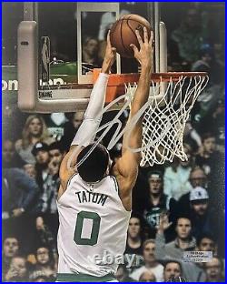 Jayson Tatum Boston Celtics Signed Autographed 8x10 Photo with COA