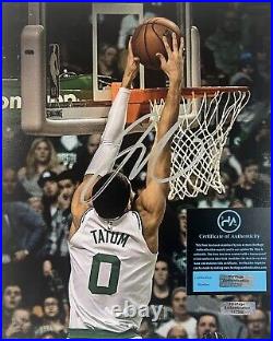 Jayson Tatum Boston Celtics Signed Autographed 8x10 Photo with COA