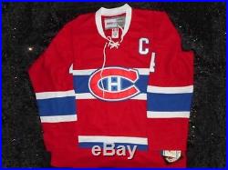 Jean Beliveau Autographed Canadians Signed NHL Jersey with COA Authentic