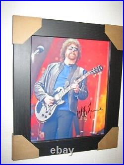 Jeff Lynne Hand Signed Photograph (8x10) Framed With CoA