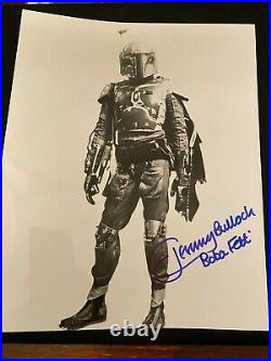 Jeremy Bulloch Boba Fett Hand Signed 10x8 Photograph From Star Wars With COA