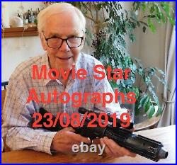 Jeremy Bulloch hand signed & Held Boba Fett toy Blaster COA with photo proof