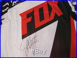 Jeremy Mcgrath, Supercross, Motocross, Signed, Autographed, Fox Jersey, Coa, With Proof