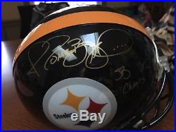 Jerome Bettis Autographed Full Size Helmet With COA