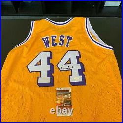 Jerry West Signed Autographed Los Angeles Lakers Jersey With JSA COA
