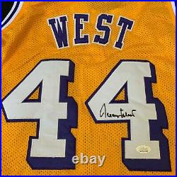 Jerry West Signed Autographed Los Angeles Lakers Jersey With JSA COA