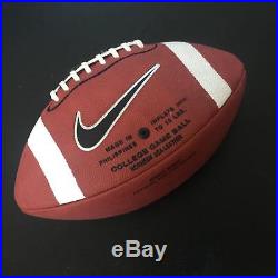 Jim Brown Signed Autographed Official Nike Syracuse Football With Steiner COA