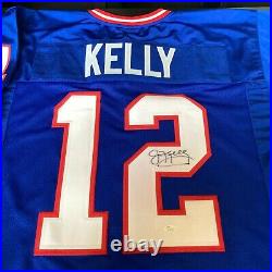 Jim Kelly Signed Autographed Buffalo Bills Career Stats Jersey With JSA COA
