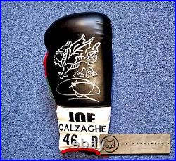 Joe Calzage Signed Boxing Glove With Coa