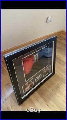 Joe Calzaghe Framed And Signed Boxing Glove With COA