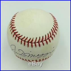 Joe Dimaggio Signed Autographed American League Baseball With JSA COA