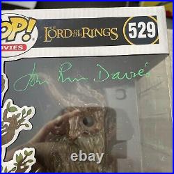 John Rhys-Davies signed Funko POP Treebeard Lord of the Rings 529 With COA