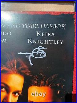 Johnny Depp Autographed Pirates Of The Caribbean Movie Poster With Beckett Coa
