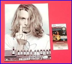 Johnny Depp Signed 8x10 Photo From The Movie Blow Certified With Jsa Coa