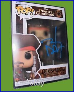 Johnny Depp signed Jack sparrow funko pop comes with COA